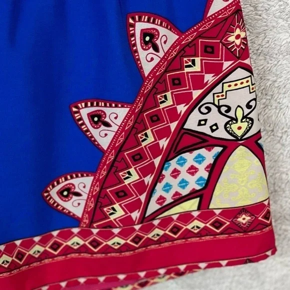 SWEET WANDERER Boho Colorful Shorts Sz Medium Festival Beachy Vacation Tropical - Picture 9 of 11